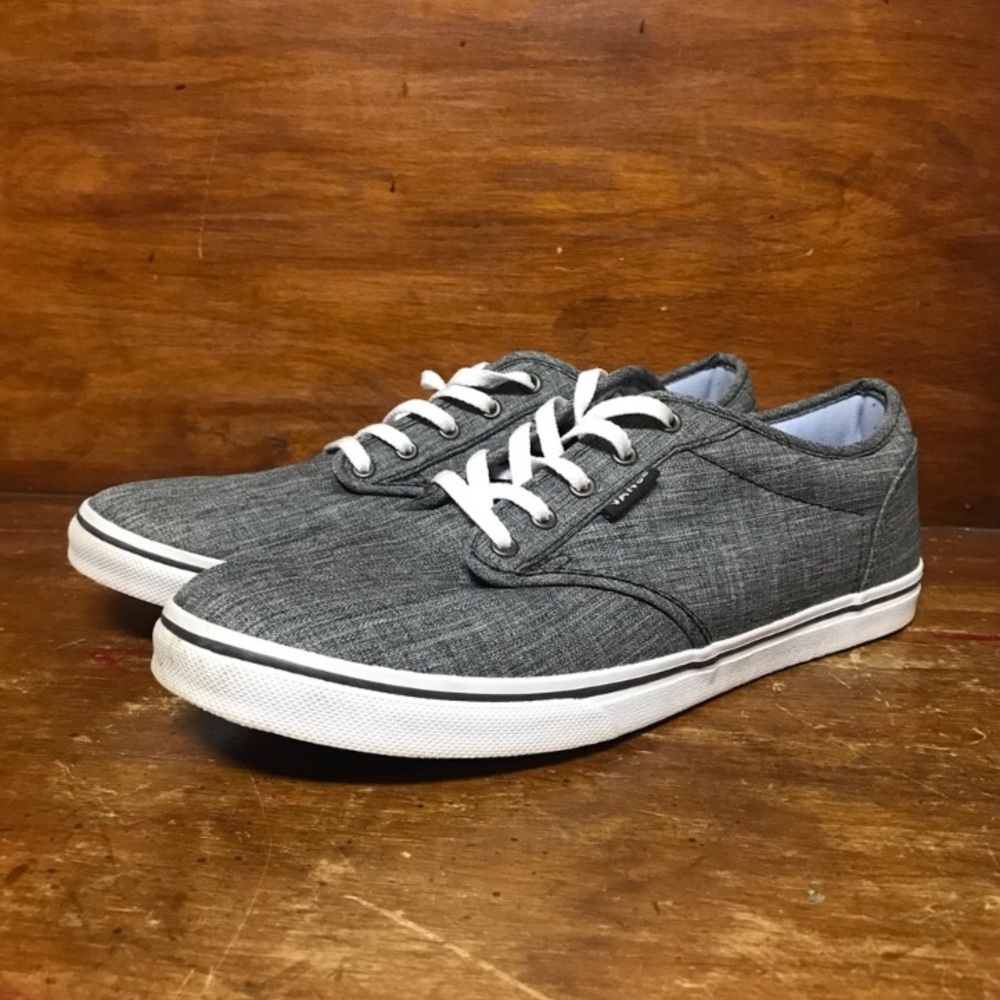 Vans Atwood Low Gray 8W Like New